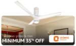 Modern Fans Up to 40% Off – Stylish & Energy-Efficient Deals