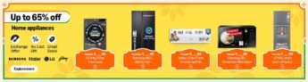 Great Freedom Sale – Upto 65% OFF on Home Appliances