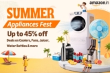 Summer Appliances Fest | Upto 45% OFF on Coolers, Fans & Juicers