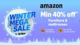 Winter Mega Sale – Minimum 40% OFF on Furniture, Mattress & Appliances